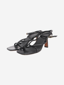Neous Black strappy sandal heels - size EU 38 (UK 5)