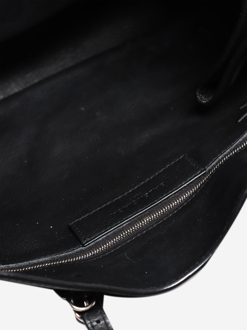 Black Papier leather bag