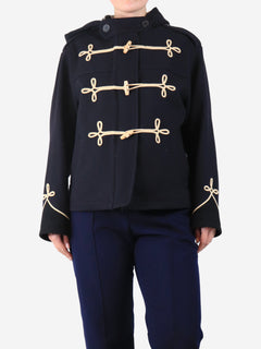 Navy hooded duffle peacoat - size UK 8 Coats & Jackets The Kooples 
