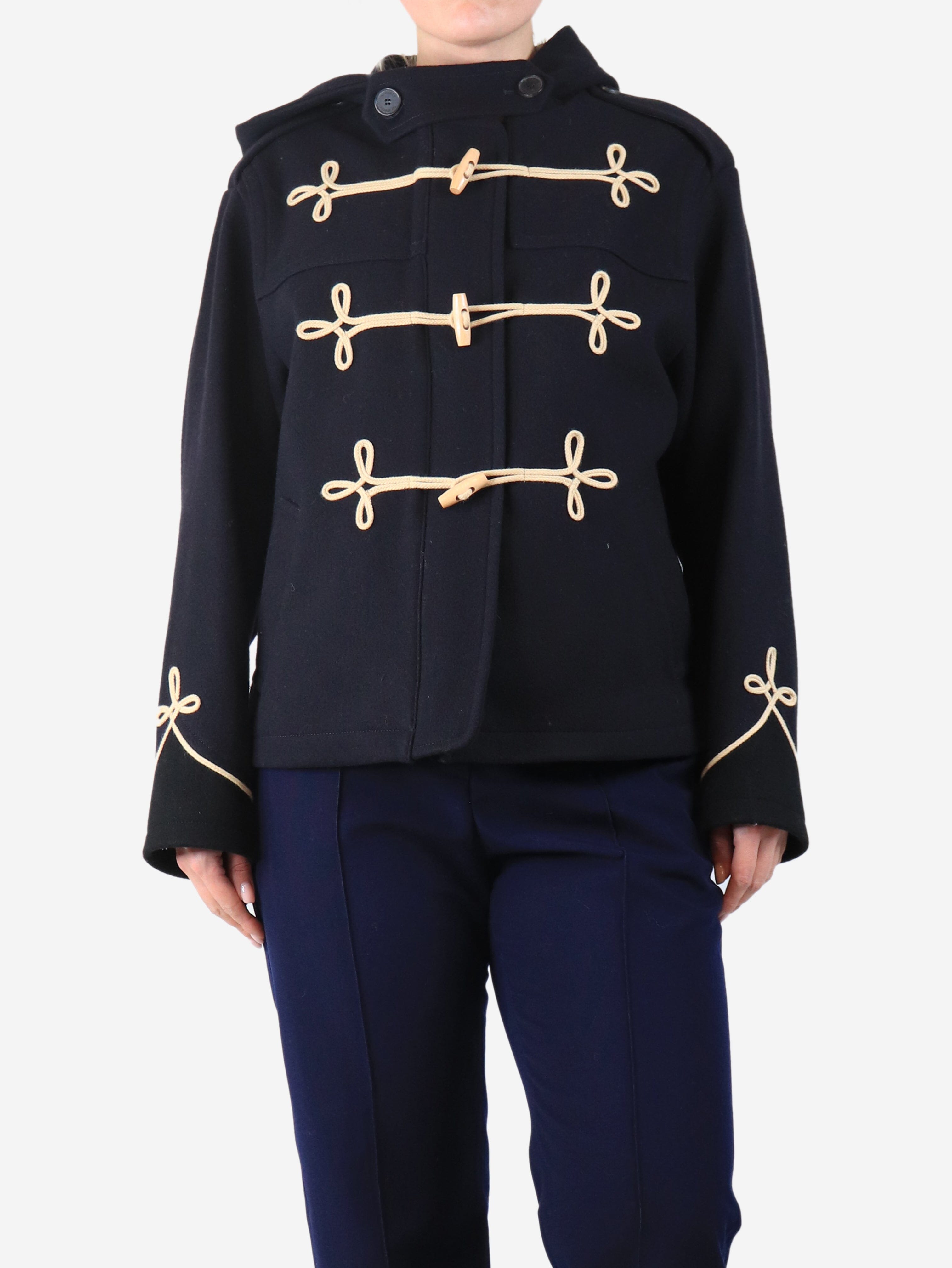 Navy hooded duffle peacoat - size UK 8 Coats & Jackets The Kooples 