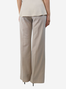 Joseph Neutral Morissey tailored wool trousers - size UK 10