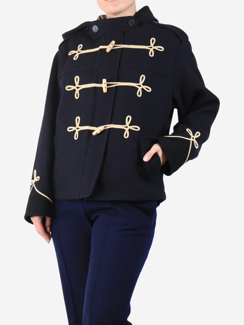 Navy hooded duffle peacoat - size UK 8 Coats & Jackets The Kooples 