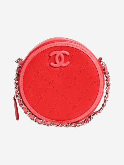 Red 2019 lambskin round crossbody bag Cross-body bags Chanel 