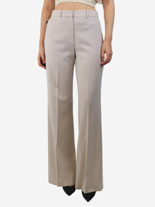 Joseph Neutral Morissey tailored wool trousers - size UK 10