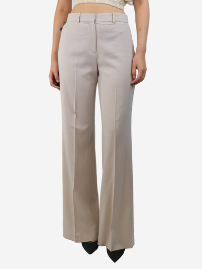 Neutral Morissey tailored wool trousers - size UK 10 Trousers Joseph 