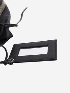 Black Papier leather bag