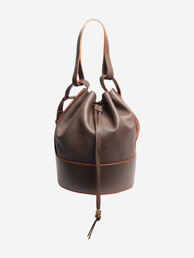 Brown leather bucket bag Shoulder bags Loewe 
