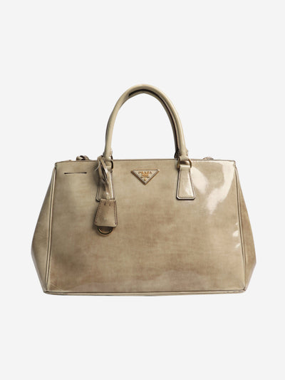 Beige Spazzolato Galleria 2way bag Shoulder bags Prada 