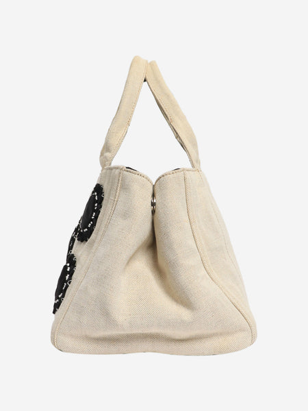 Neutral canvas tote bag alternate image