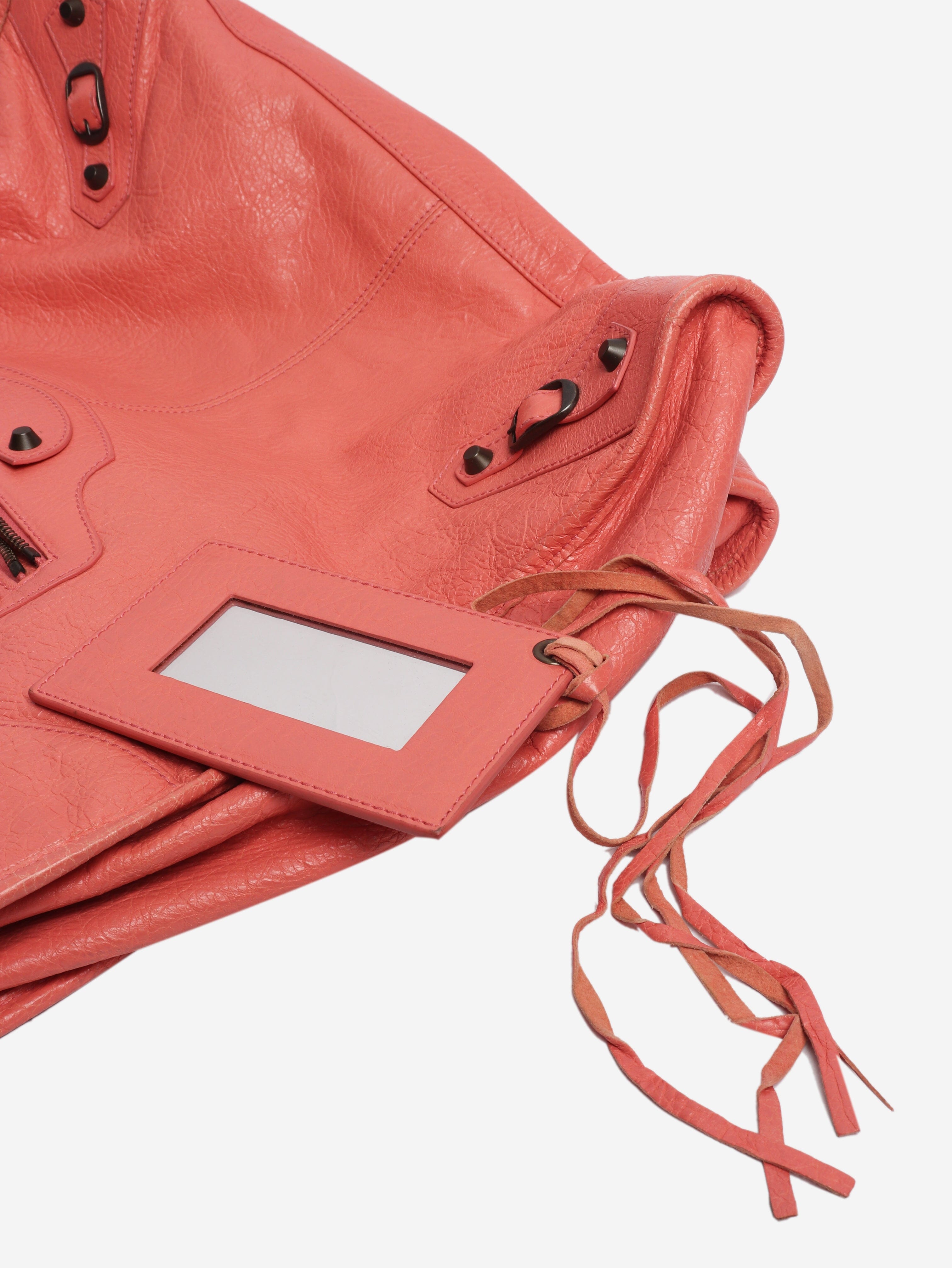 Pink maxi City bag Top Handle Bags Balenciaga 