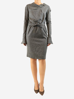 Grey wool midi dress - size UK 14 Dresses Roland Mouret 
