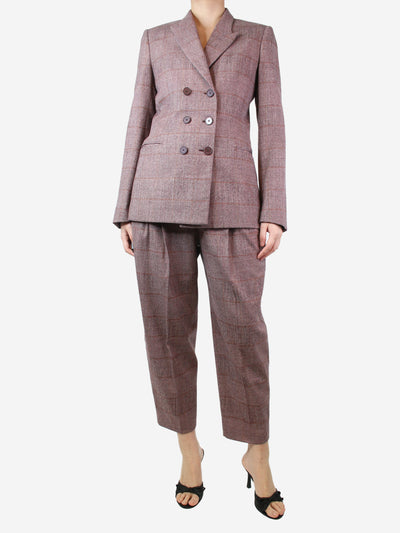 Red houndstooth blazer and trousers set - size UK 10 Sets Stella McCartney 