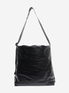 Black crinkled leather tote bag Tote Bags Balenciaga 
