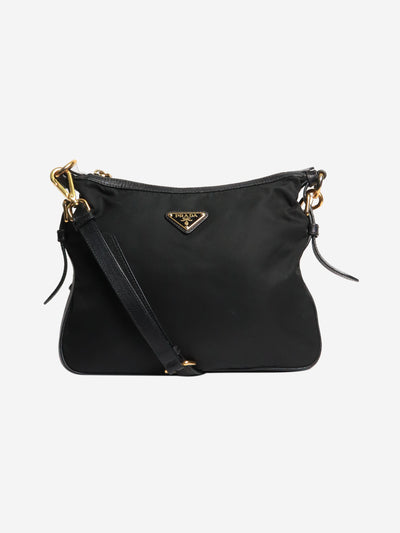 Prada Black nylon shoulder bag - size Shoulder bags Prada 