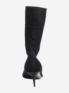 Joseph Black sock knit boots - size EU 40.5 (UK 7.5)
