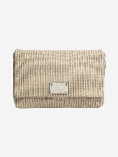Beige woven clutch bag Clutch bags Dolce & Gabbana 