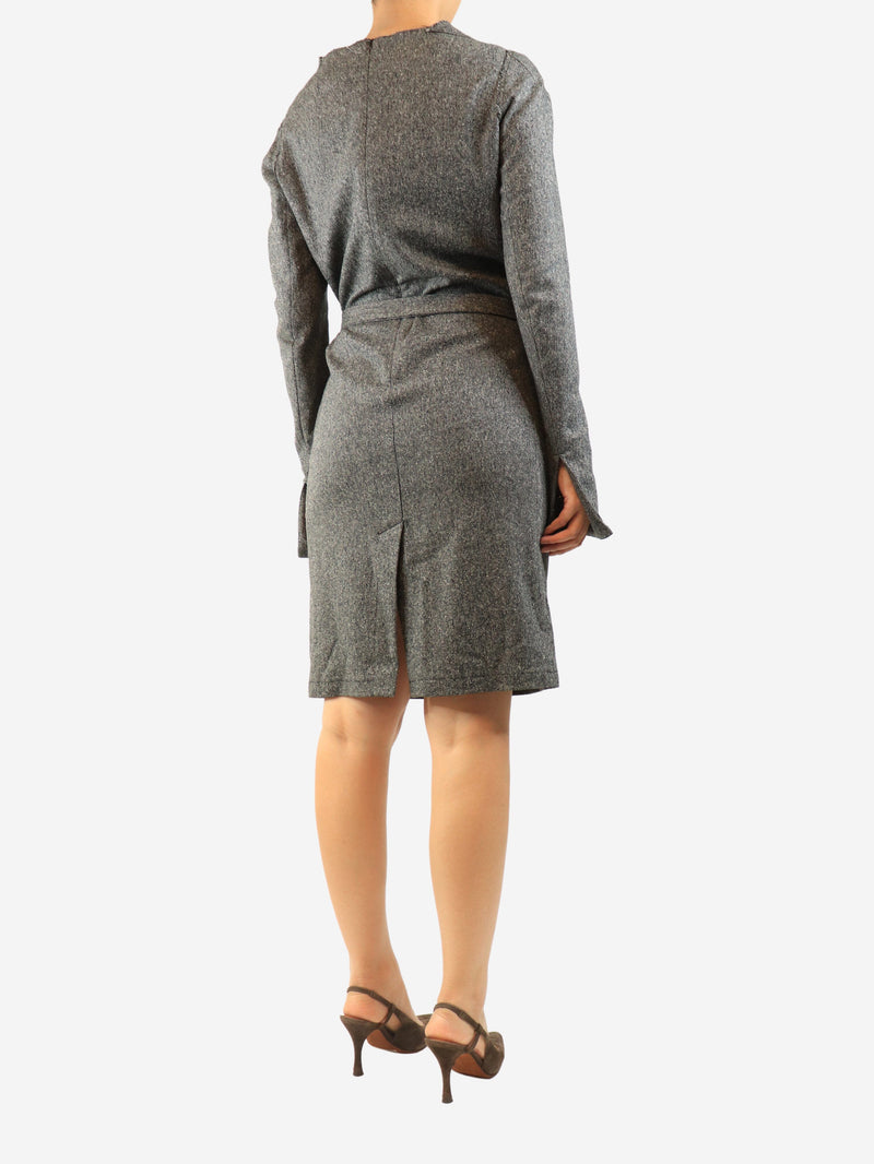 Grey wool midi dress - size UK 14 Dresses Roland Mouret 