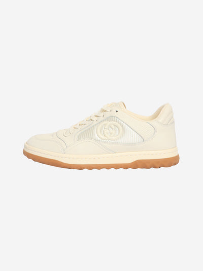 Cream Mac80 leather trainers - size EU 36.5 Trainers Gucci 
