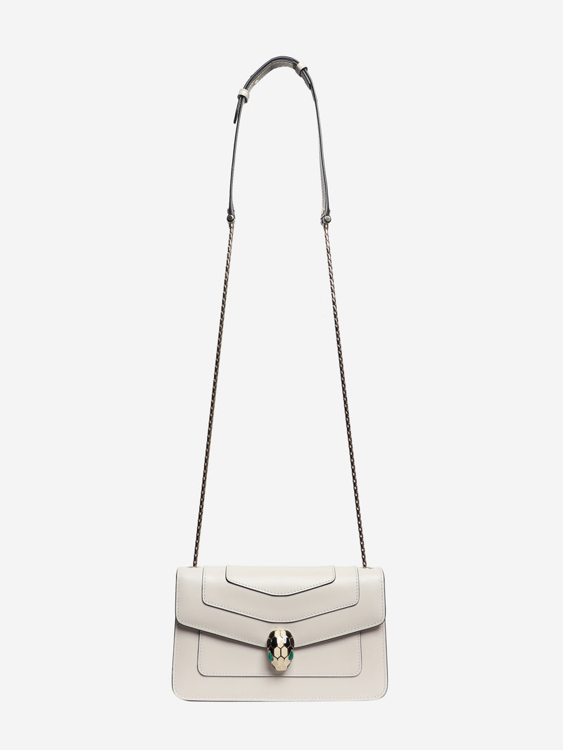 Ivory Serpenti Forever crossbody bag