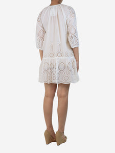 Melissa Odabash White broderie anglaise mini dress - M