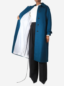 Unique Edition Teal wool coat - size UK 6