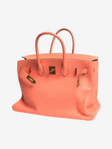 Hermes Crevette 2013 Birkin 35 Crevette in Clemence leather