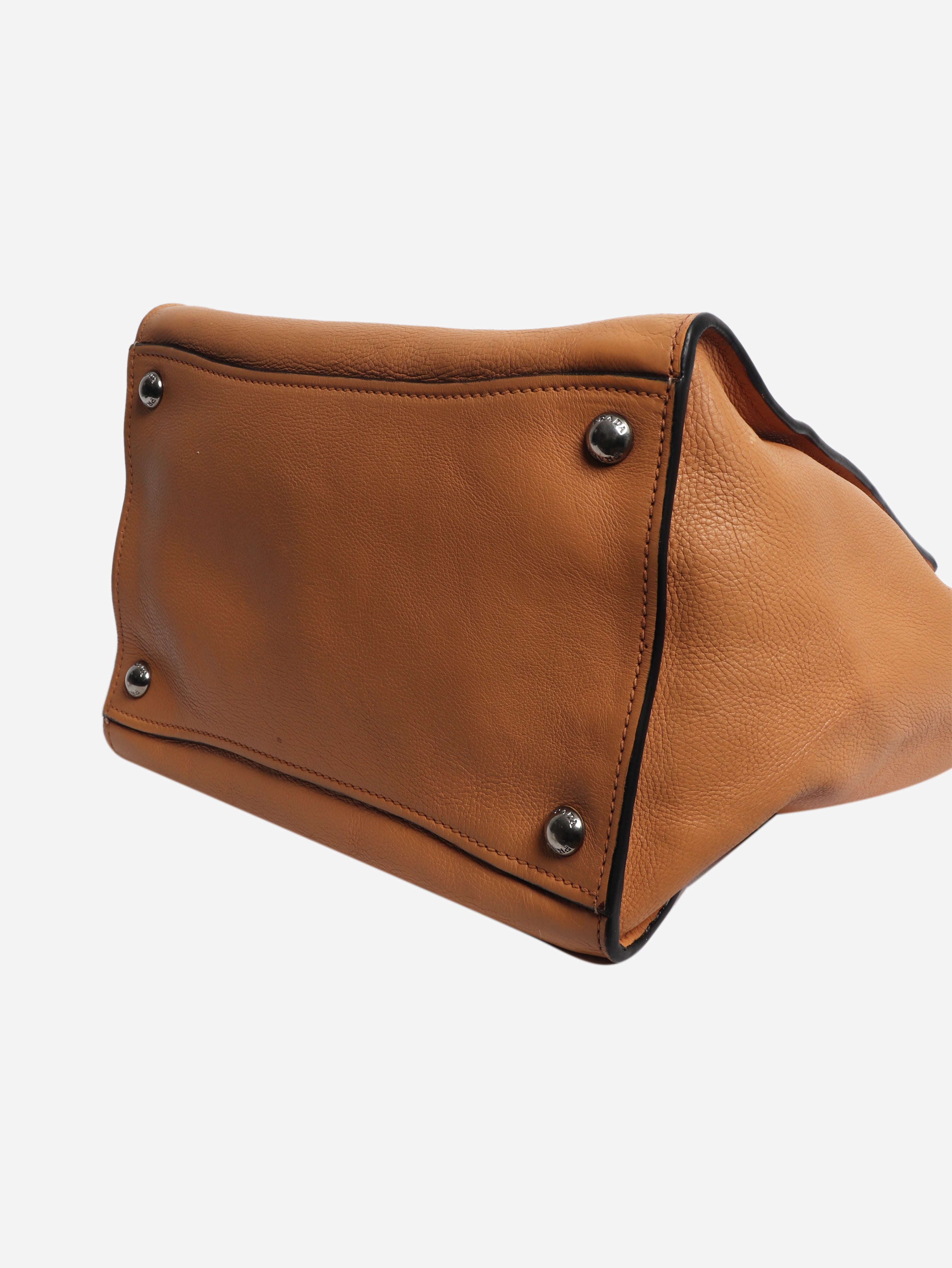 Tan Twin Pocket 2way bag
