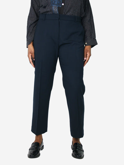 Navy wool tailored trousers - size UK 16 Trousers Joseph 