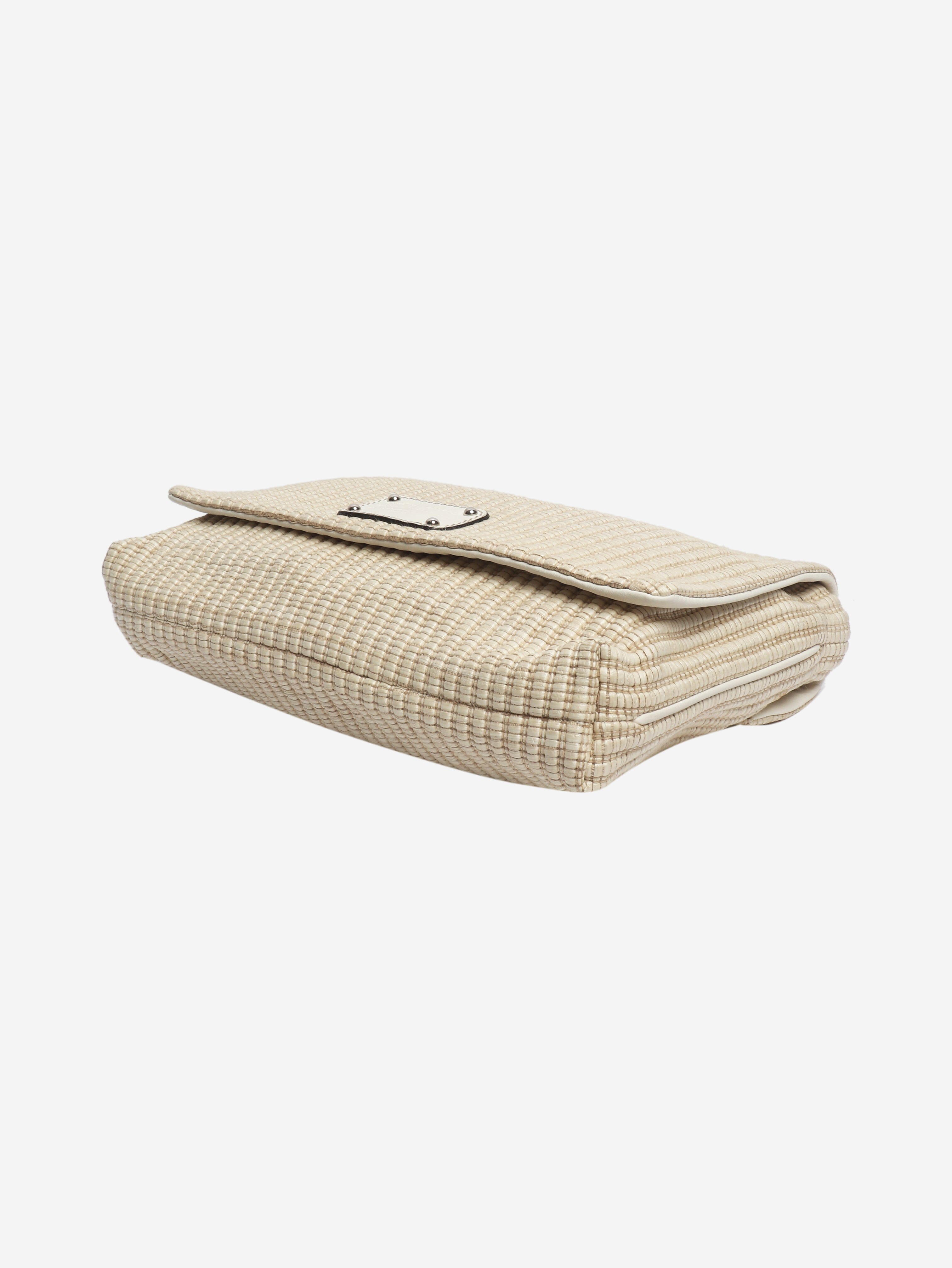 Beige woven clutch bag Clutch bags Dolce & Gabbana 