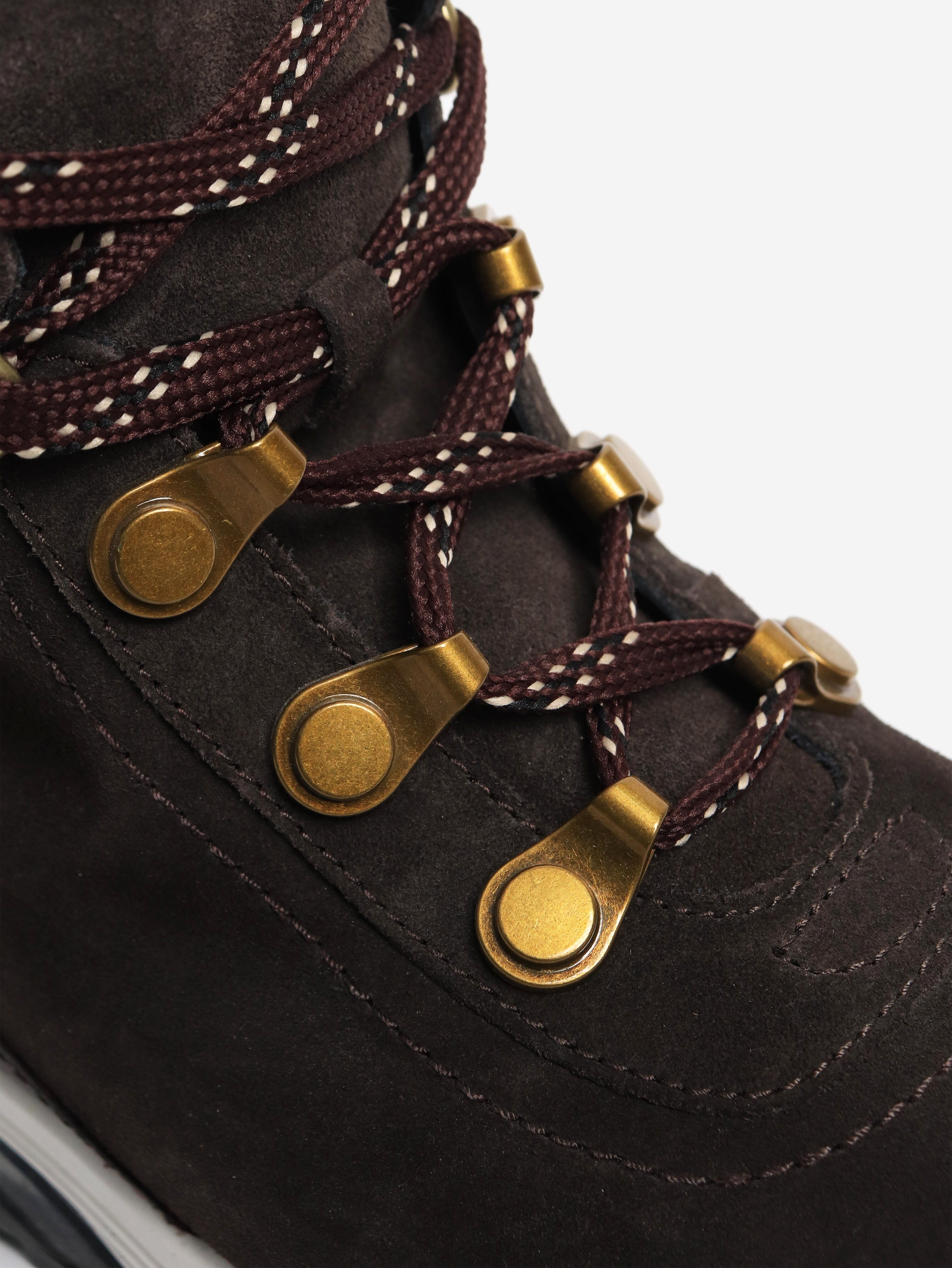 Brown suede ankle boots - size EU 37 Boots See By Chloe 