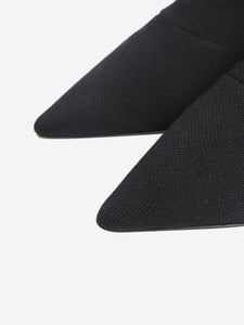 Joseph Black sock knit boots - size EU 40.5 (UK 7.5)