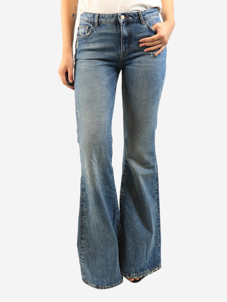 Blue Woodstock flared jeans - size UK 8 product image