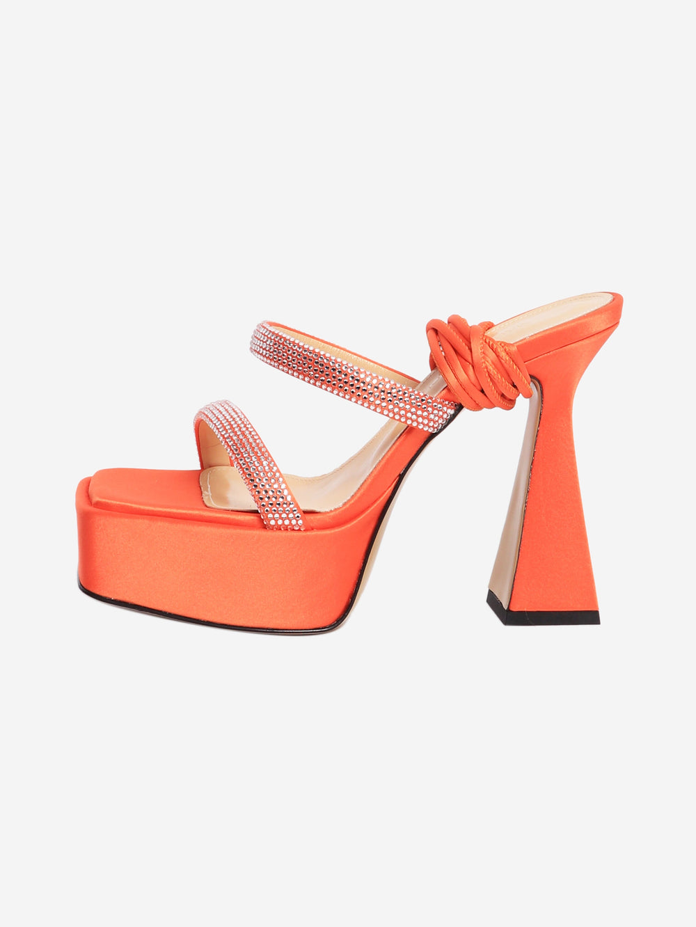 Coral Devon satin platform sandals - size EU 36 Shoes Mach & Mach 