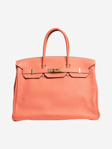 Hermes Crevette 2013 Birkin 35 Crevette in Clemence leather