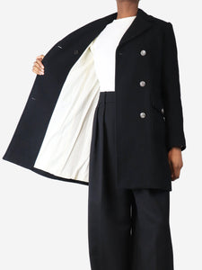 Bonpoint Black double-breasted coat - size XS