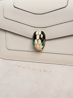 Ivory Serpenti Forever crossbody bag