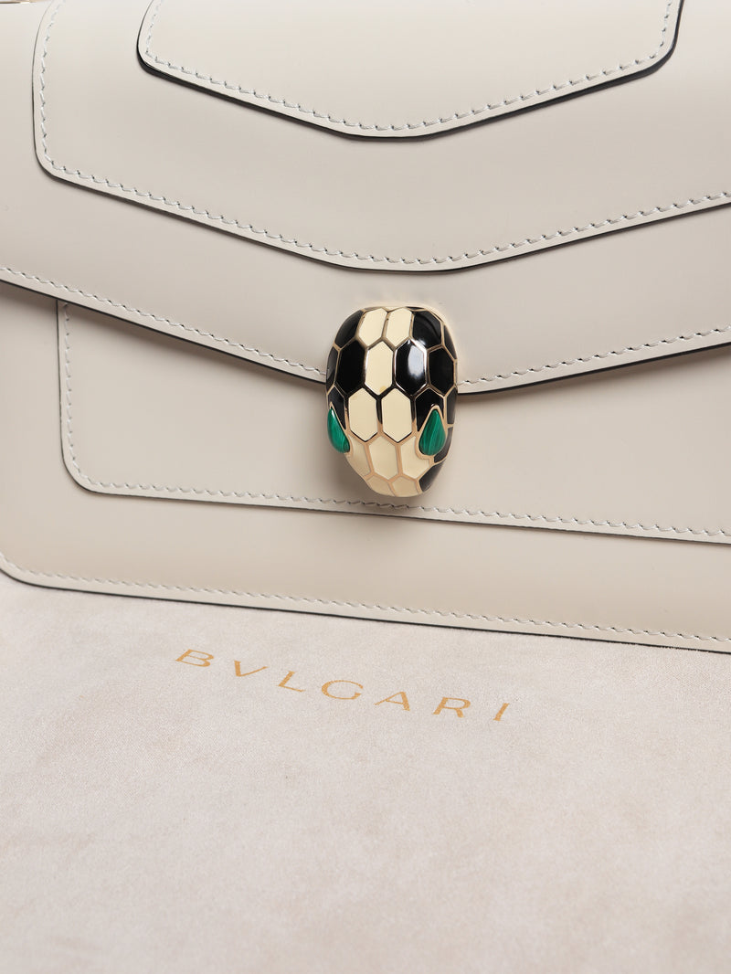 Ivory Serpenti Forever crossbody bag