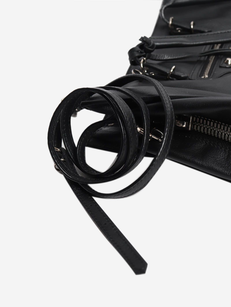 Black Papier leather bag