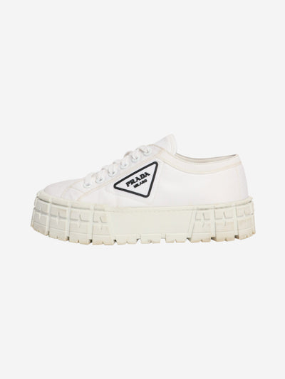 Cream platform trainers - size EU 39 (UK 6) Trainers Prada 