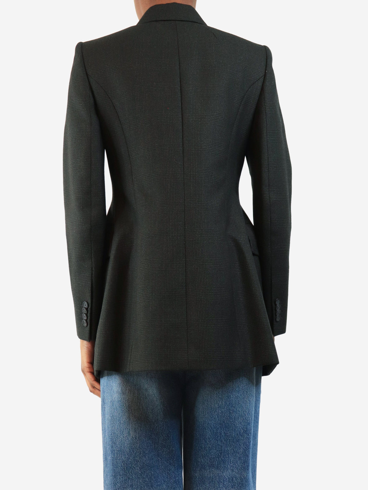 Grey double-breasted blazer - size UK 8 Coats & Jackets Balenciaga 