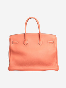 Hermes Crevette 2013 Birkin 35 Crevette in Clemence leather