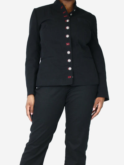 Black buttoned jacket - size UK 16 Coats & Jackets Emporio Sirenuse 