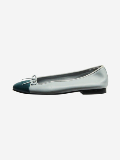 Blue and teal ballet flats - size EU 39 Flat Shoes Chanel 