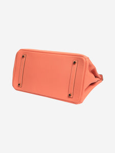 Hermes Crevette 2013 Birkin 35 Crevette in Clemence leather