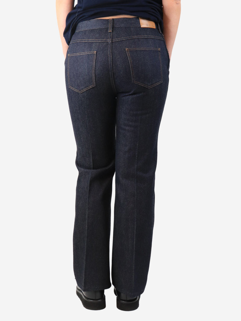 Indigo cashmere-blend jeans - size UK 12 Trousers Loro Piana 