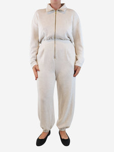 Varley Grey Jessie marled jumpsuit - size L