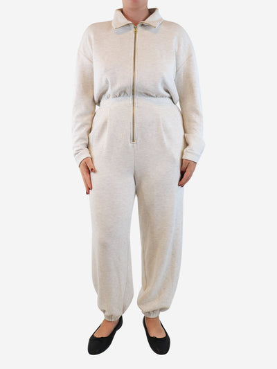 Grey Jessie marled jumpsuit - size L Jumpsuits Varley 