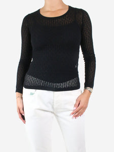 Dolce & Gabbana Black lace sweater - size IT 42