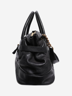 Black grained calfskin Larsen bowling bag Shoulder bags Burberry 