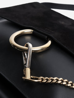Black Faye suede-leather bag Shoulder bags Chloe 